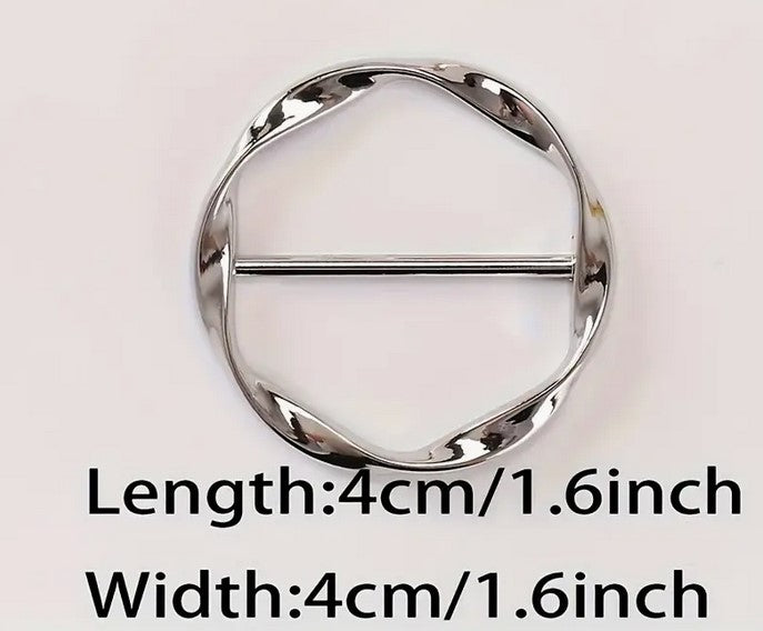 1pc Simple Style Hijab Buckle