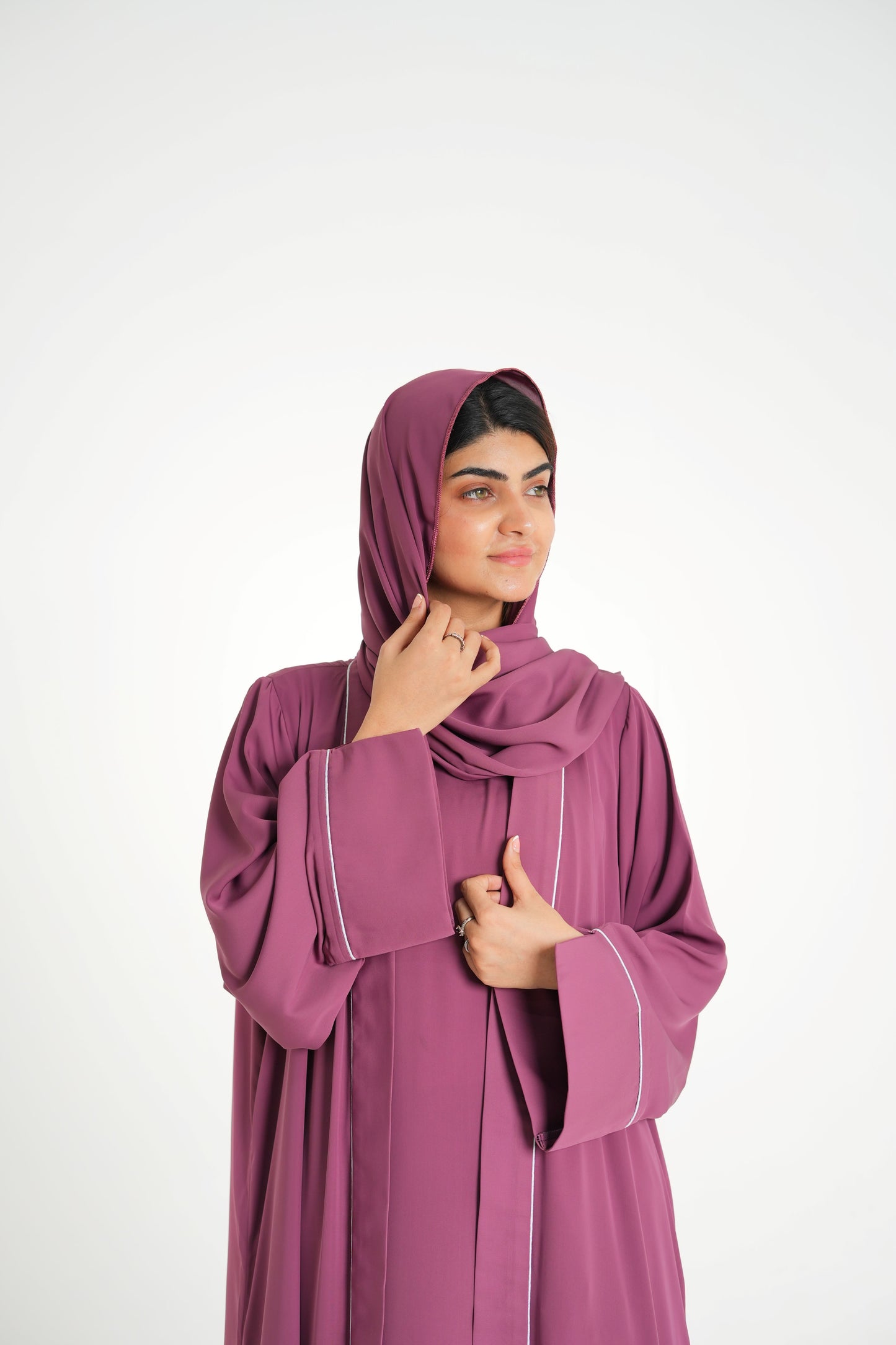 Rouge Radiance – Rouge Pink Korean Georgette 2PC (Inner + Upper)