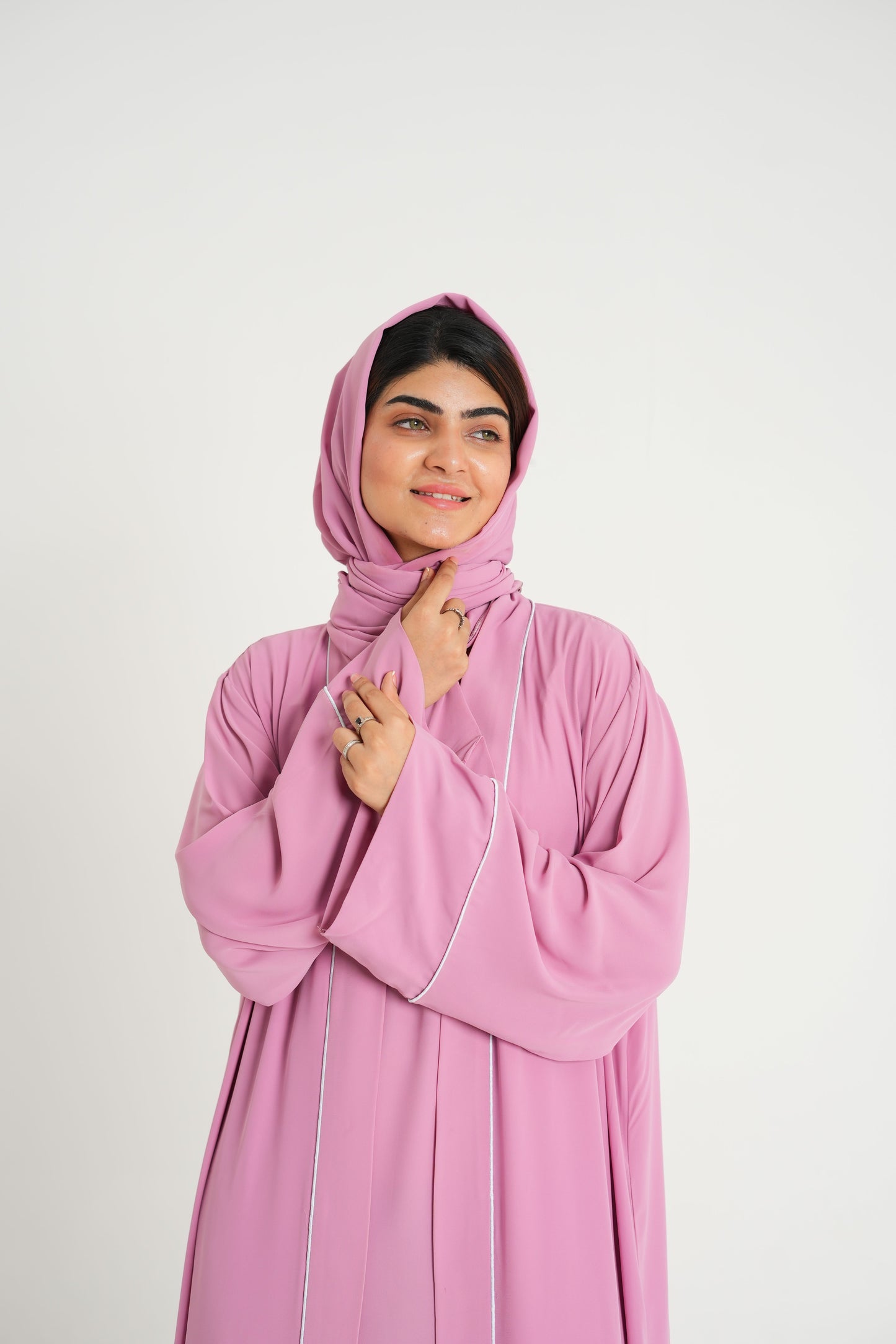 Blush Bloom – Baby Pink Korean Georgette 2PC (Inner + Upper)