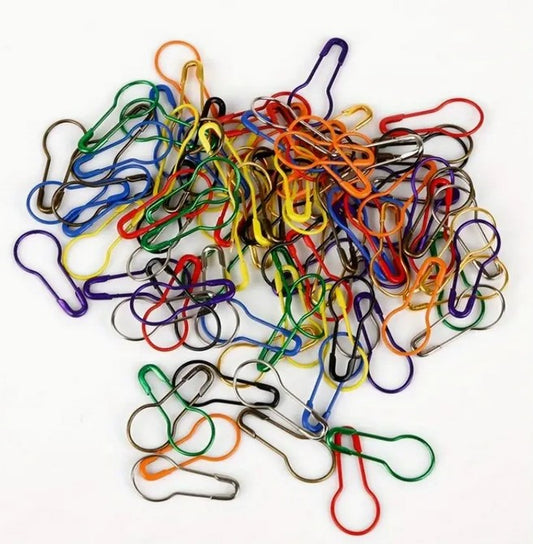 50pcs Assorted Colors Safety Pins
