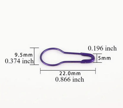 50pcs Assorted Colors Safety Pins