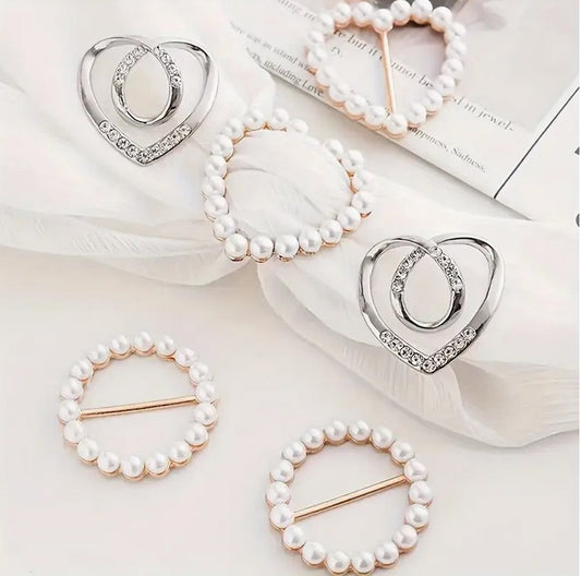 6Pcs Elegant Scarf Clip Set for Women