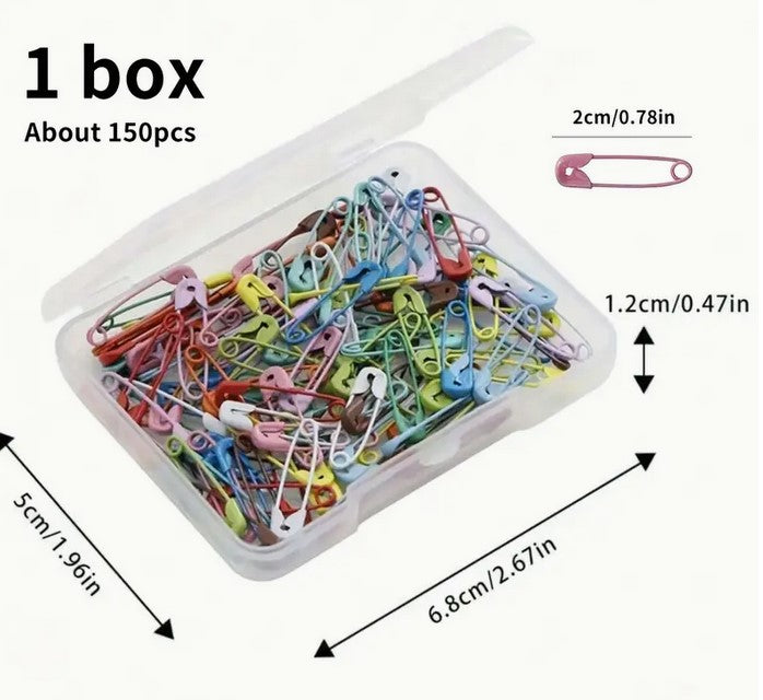 150pcs Colorful Saftey Pins