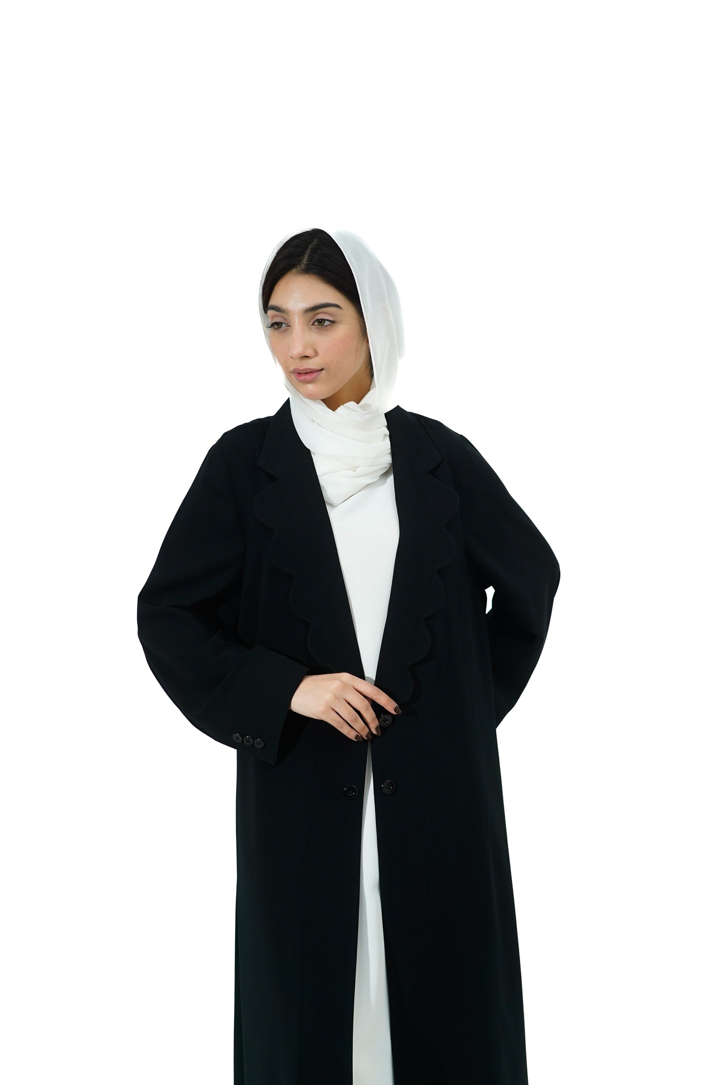 NADA Premium-Executive Jet Black Abaya