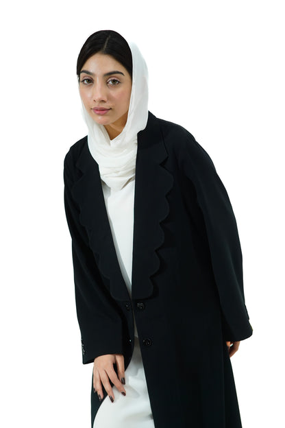 NADA Premium-Executive Jet Black Abaya