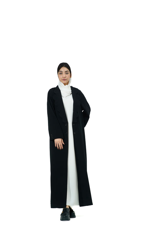 NADA Premium-Executive Jet Black Abaya