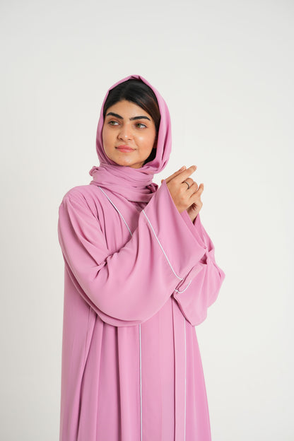 Blush Bloom – Baby Pink Korean Georgette 2PC (Inner + Upper)